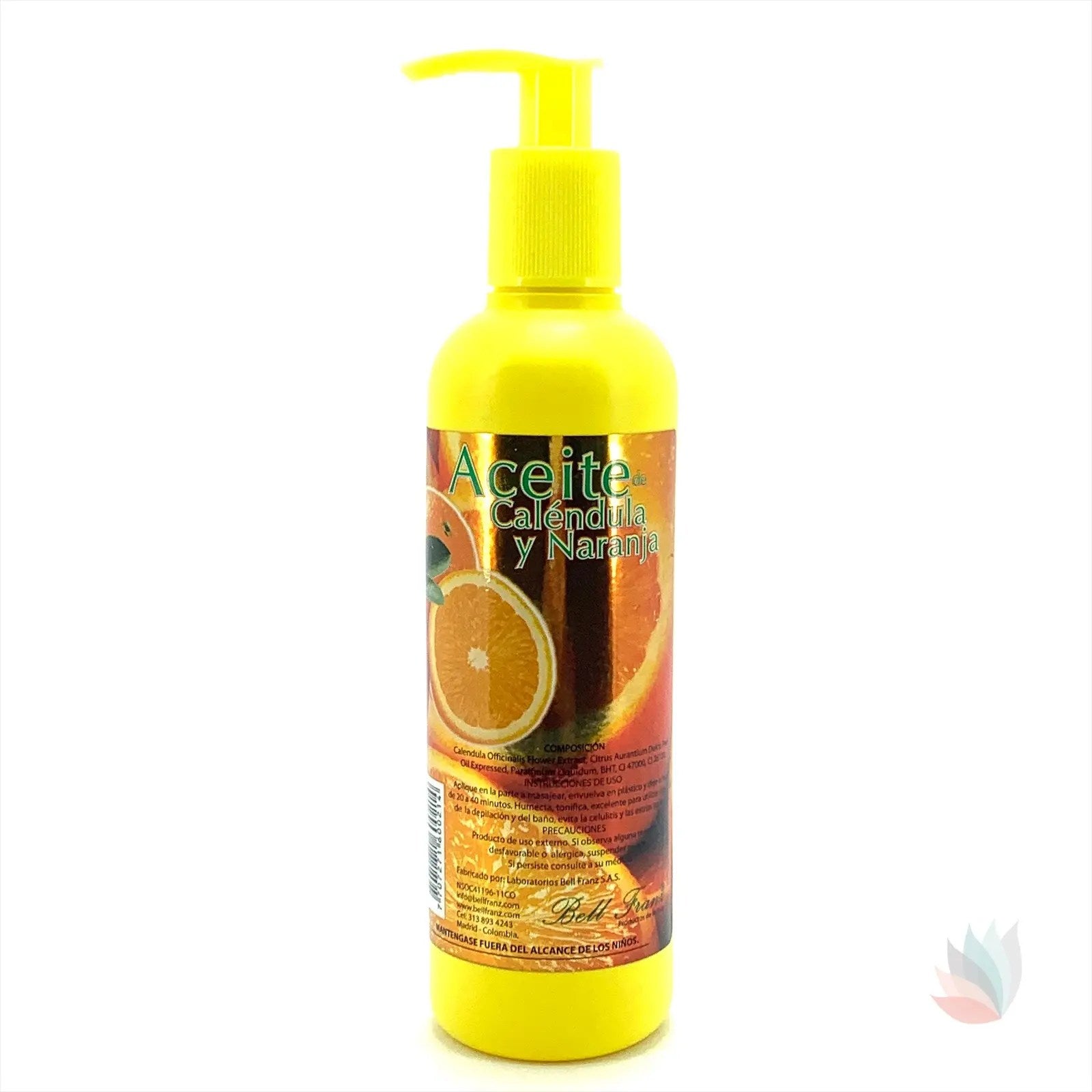 aceite de naranja y calendula bell franz
