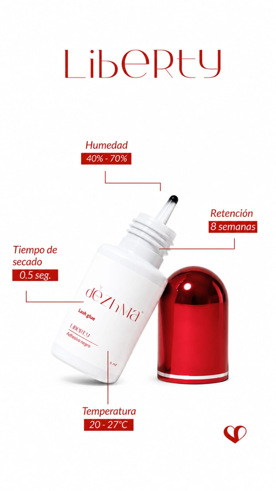 adhesivo pestañas liberty dezhma